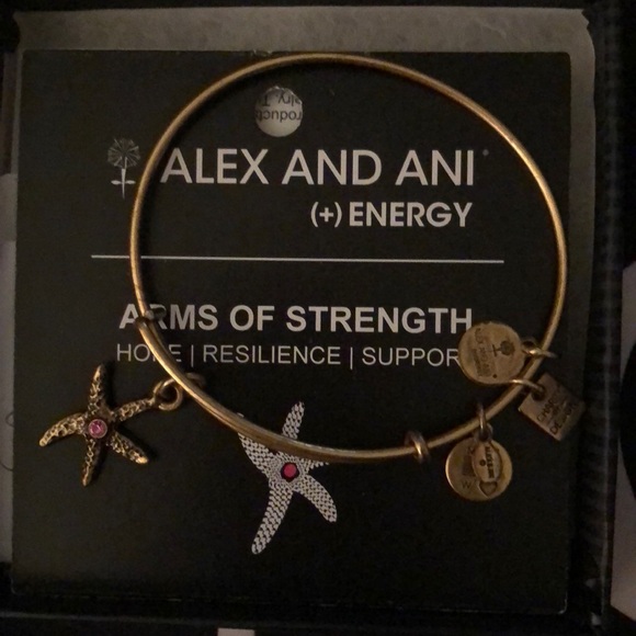 Alex and Ani gold starfish bangle - Picture 1 of 1